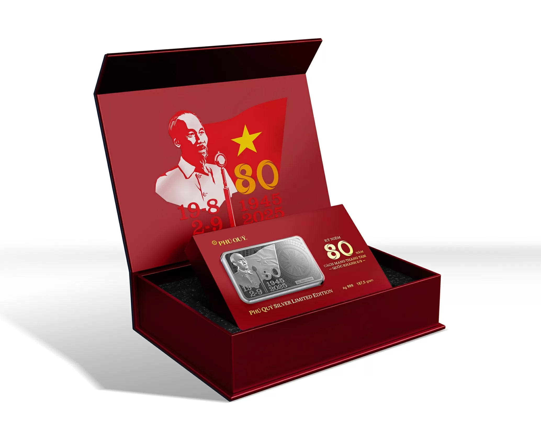 Chỉ trong 8 giờ, Phú Quý bán hết 9.999 thỏi bạc kỷ niệm 80 năm Quốc khánh 2/9 Chỉ trong 8 giờ, Phú Quý bán hết 9.999 thỏi bạc kỷ niệm 80 năm Quốc khánh 2/9