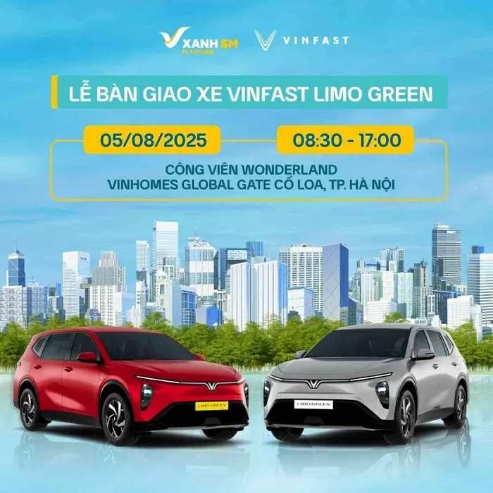 Lô VinFast Limo Green đầu tiên sẽ được bàn giao đúng kế hoạch tại Hà Nội vào ngày 5/8.