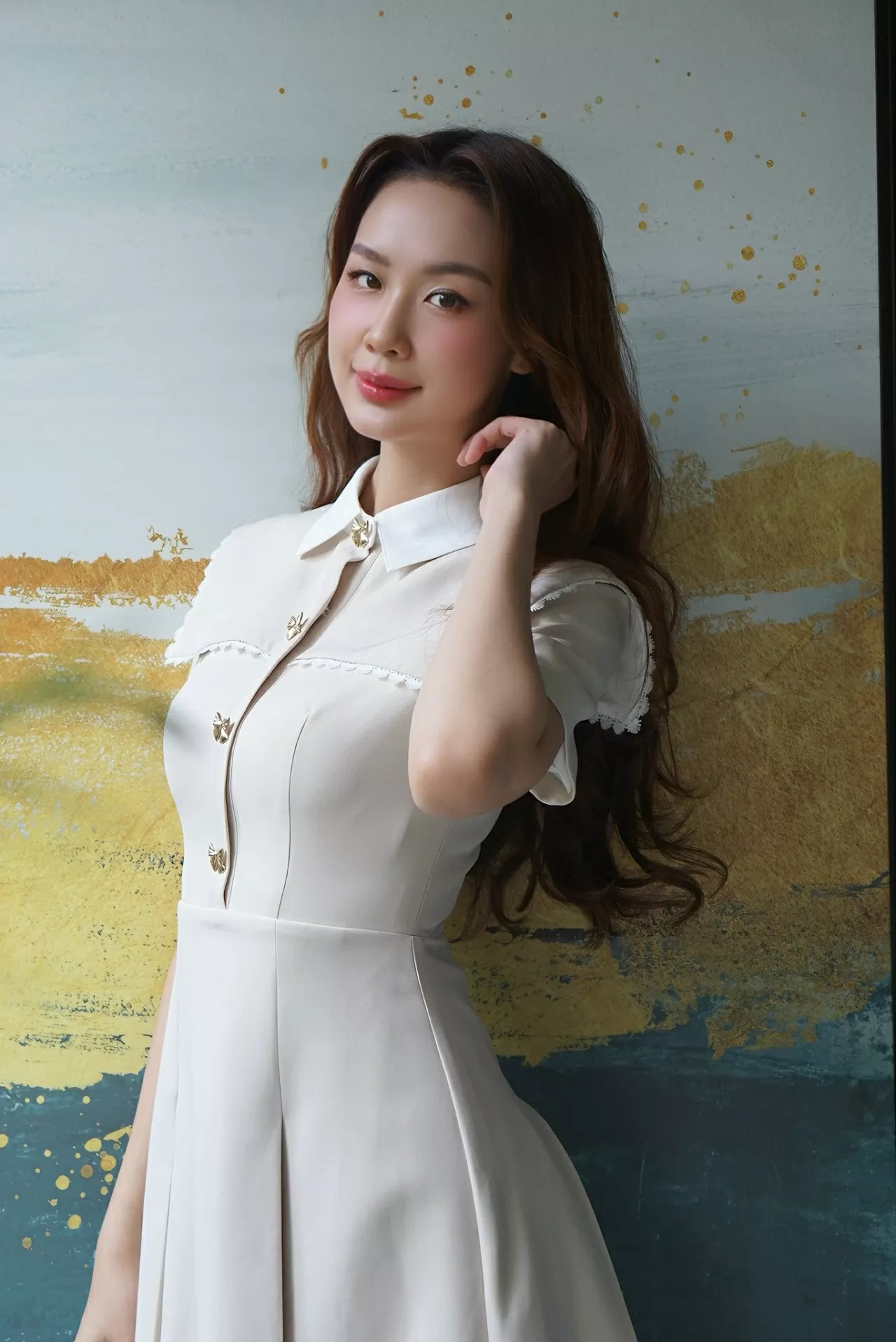 Nhan sắc đời thường dịu dàng của Hoa hậu Bảo Ngọc Nhan sắc đời thường dịu dàng của Hoa hậu Bảo Ngọc