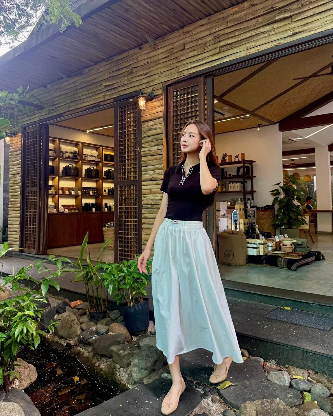 Nhan sắc đời thường dịu dàng của Hoa hậu Bảo Ngọc