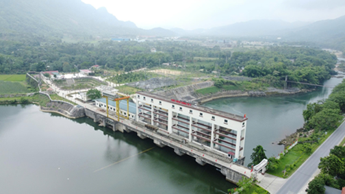 Toàn cảnh Nhà máy Thủy Điện Sông Lô 2.