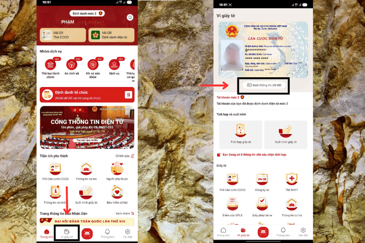 Làm theo hướng dẫn trên màn hình