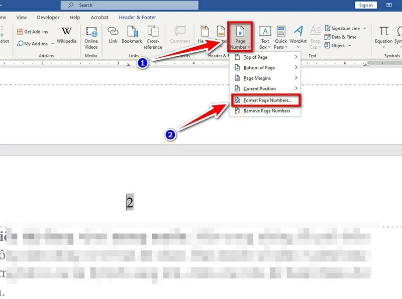 Vào Insert → Page Number → Format Page Numbers. Vào Insert → Page Number → Format Page Numbers.