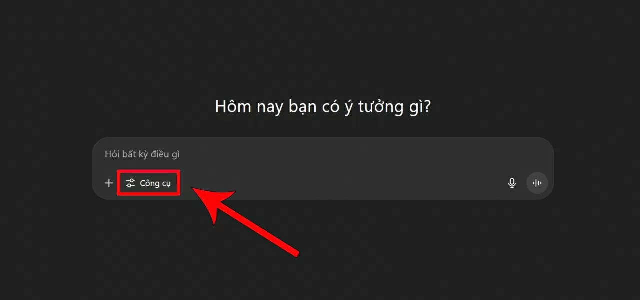 Mở ứng dụng ChatGPT