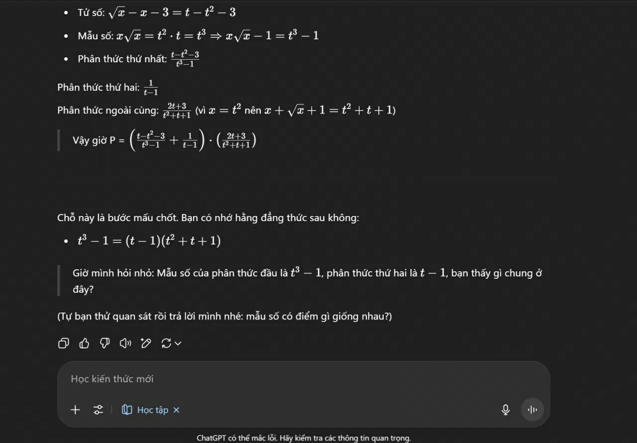 Đáp án