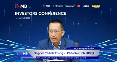 Ông Vũ Thành Trung – Phó Chủ tịch HĐQT MB khẳng định, năm 2025, chuyển đổi số tiếp tục là động lực tăng trưởng của MB. Ông Vũ Thành Trung – Phó Chủ tịch HĐQT MB khẳng định, năm 2025, chuyển đổi số tiếp tục là động lực tăng trưởng của MB.