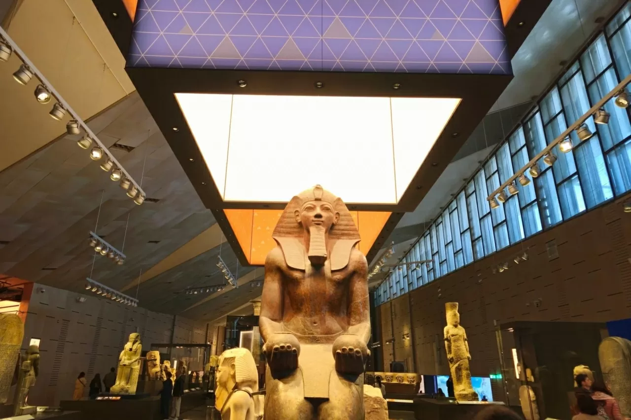 Choáng ngợp với không gian bên trong Đại bảo tàng Ai Cập Choáng ngợp với không gian bên trong Đại bảo tàng Ai Cập