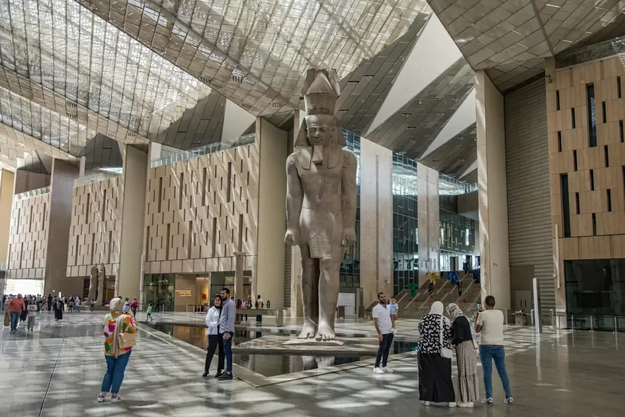 Choáng ngợp với không gian bên trong Đại bảo tàng Ai Cập Choáng ngợp với không gian bên trong Đại bảo tàng Ai Cập