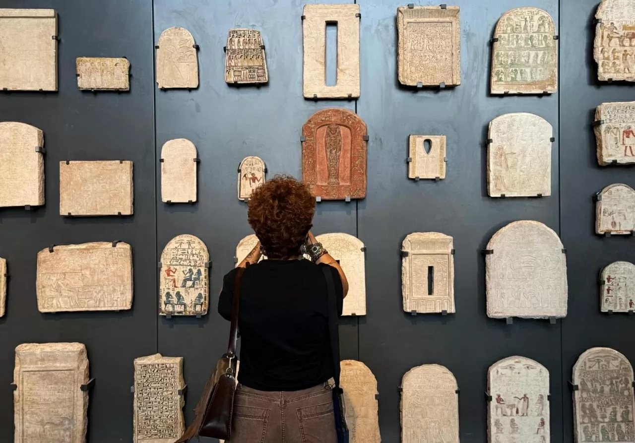 Choáng ngợp với không gian bên trong Đại bảo tàng Ai Cập