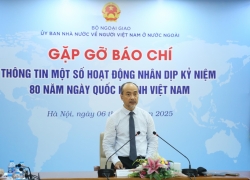 Tăng cường gắn kết kiều bào hướng tới kỷ niệm 80 năm Ngày Quốc khánh