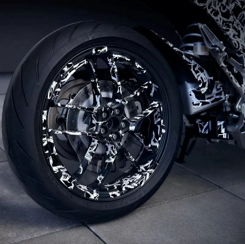 Một điểm nhấn đáng chú ý ở phần đuôi xe là hệ thống gắp đơn – chi tiết thường chỉ xuất hiện trên những mẫu mô tô phân khối lớn cao cấp.