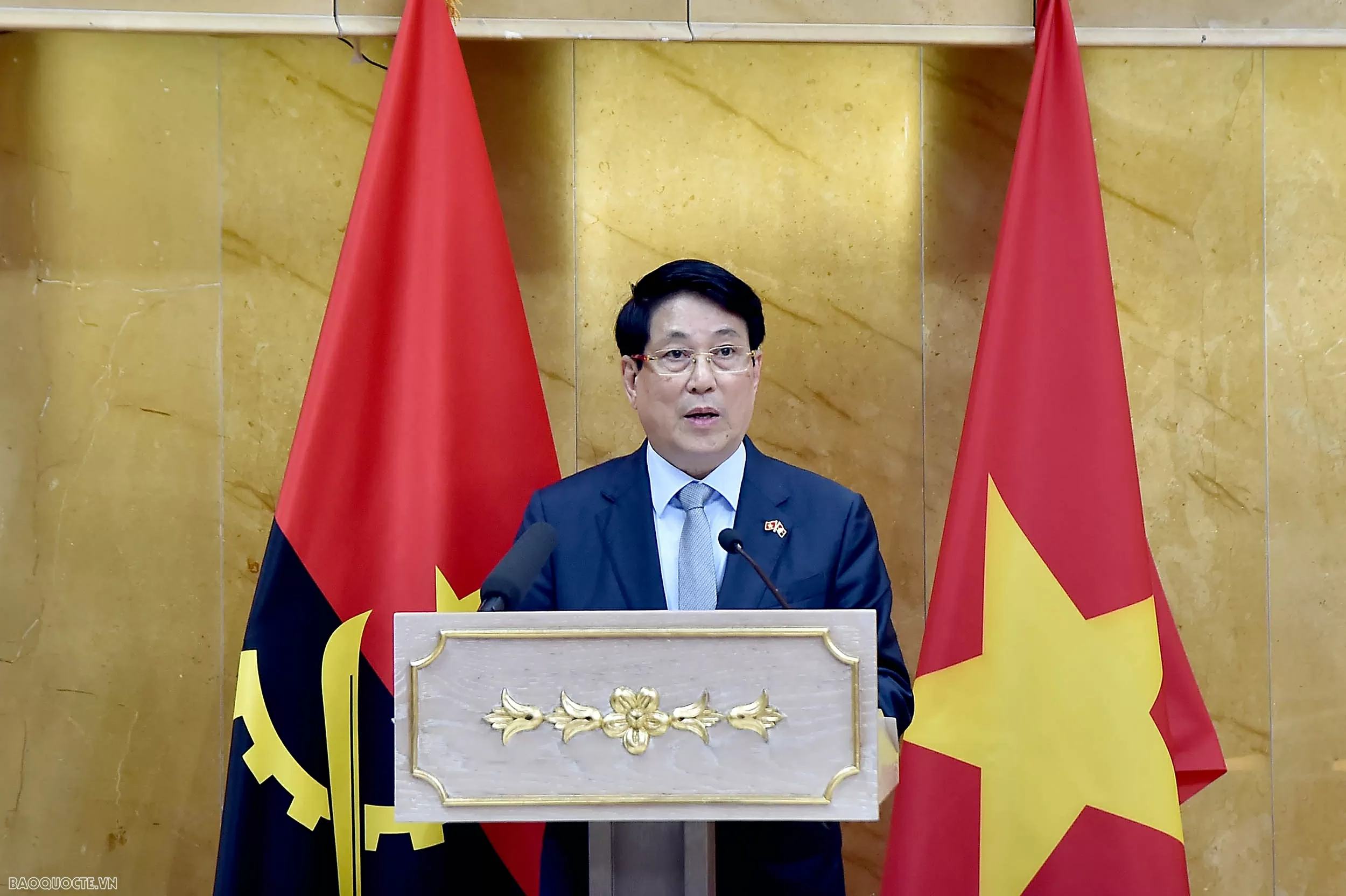 Chủ tịch nước Lương Cường: Thúc đẩy quan hệ Việt Nam-Angola trở thành hình mẫu cho hợp tác Nam-Nam