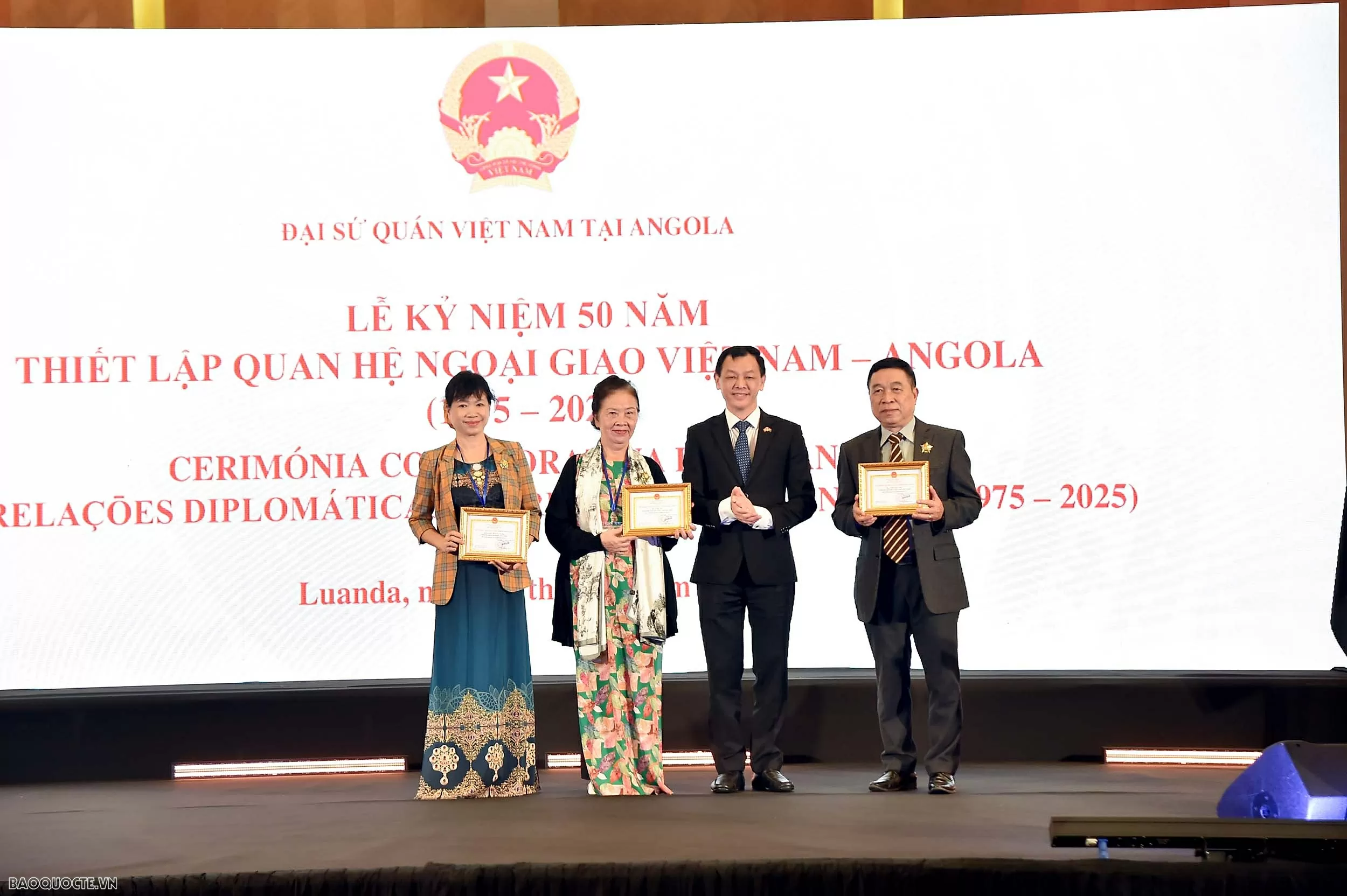 Chủ tịch nước dự lễ kỷ niệm 50 năm thiết lập quan hệ ngoại giao Việt Nam - Angola Quan hệ Việt Nam-Angola là tài sản chung quý giá có ý nghĩa chiến lược cần được phát huy sâu sắc hơn nữa