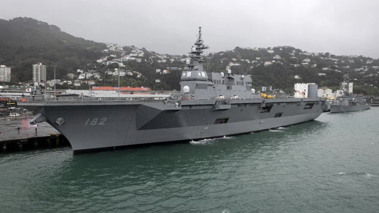 Lần đầu tiên sau gần 90 năm, chiến hạm Nhật Bản thăm New Zealand