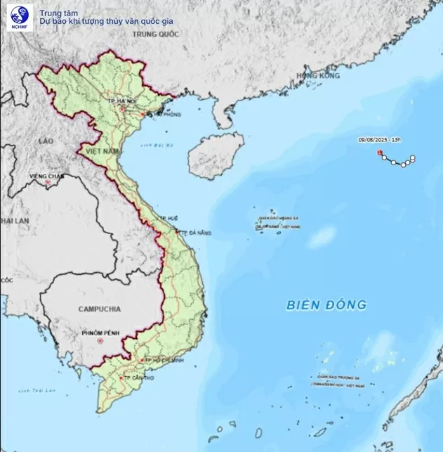 Dự báo thời tiết 10 ngày tới (9-18/8): Tin áp thấp nhiệt đới trên Biển Đông, cảnh báo nhiều khu vực trên 38 độ C