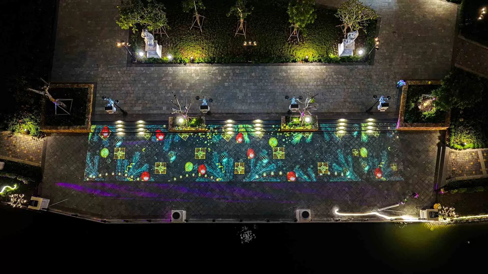 Thành phố Thiên niên kỷ T&T City Millennia bừng sáng trước đại nhạc hội