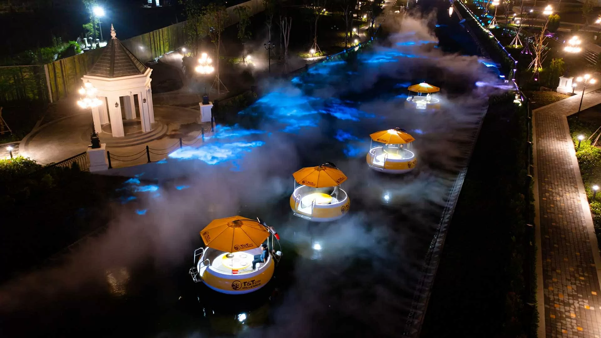 Thành phố Thiên niên kỷ T&T City Millennia bừng sáng trước đại nhạc hội