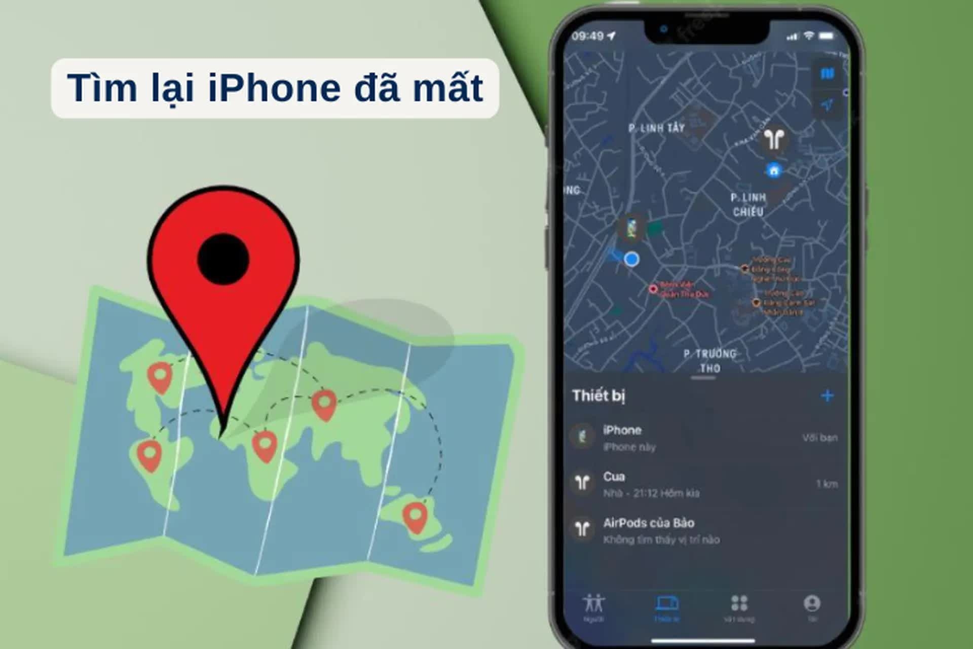 Cách cơ bản để tìm lại iPhone bị mất kịp thời và chính xác