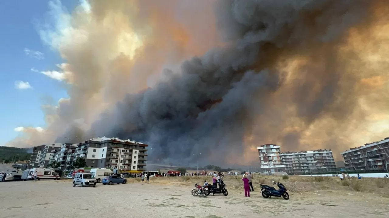 Cháy rừng cũng gây gián đoạn tạm thời hoạt động giao thông hàng không và hàng hải trên eo biển Dardanelles, tuyến đường huyết mạch nối biển Aegean với biển Marmara và là tuyến vận tải biển quốc tế quan trọng./. (Nguồn: Daily Sabah)