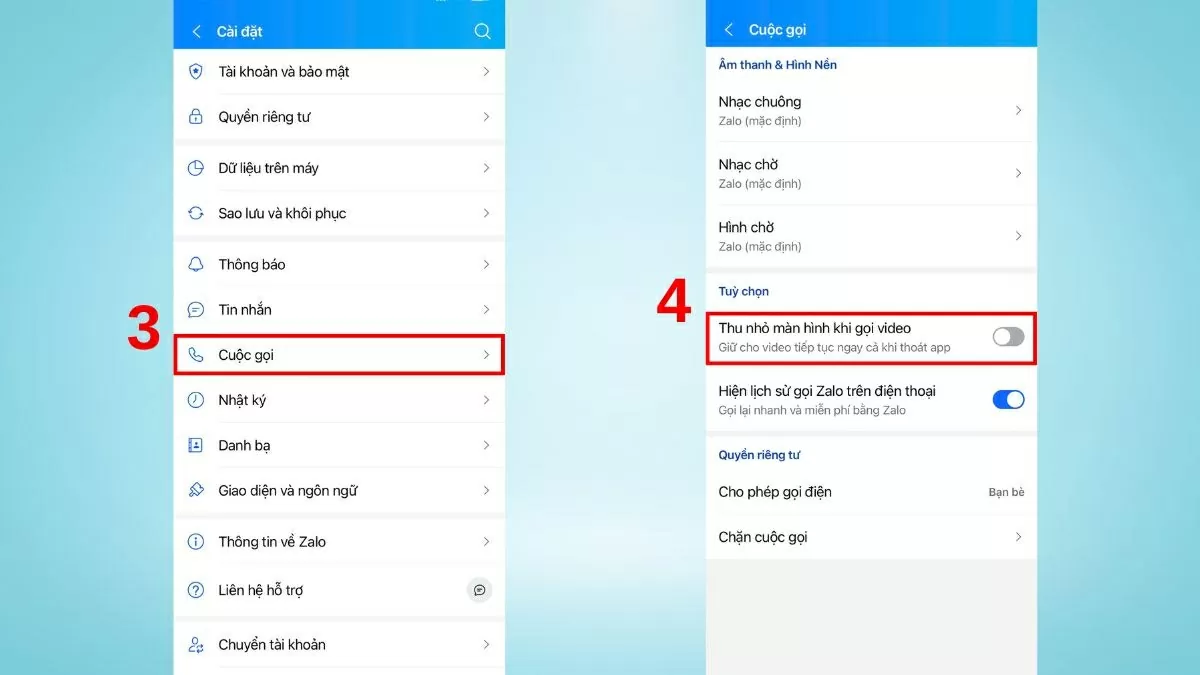 Cách bật chế độ video thu nhỏ trên Zalo dễ dàng, tiện lợi Cách bật chế độ video thu nhỏ trên Zalo dễ dàng, tiện lợi