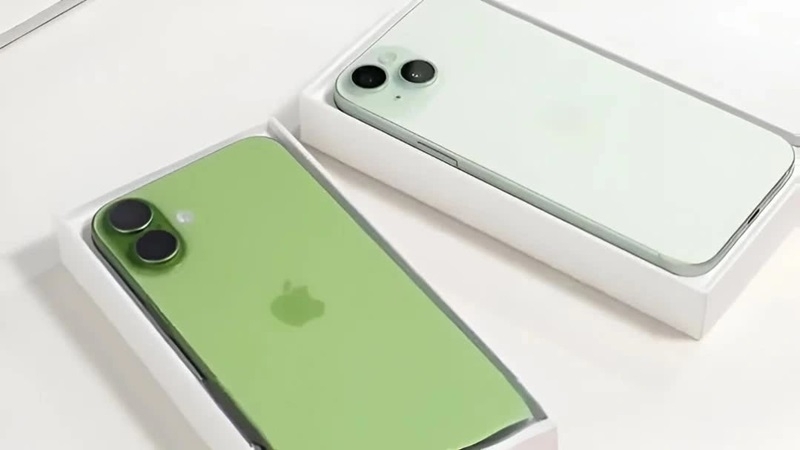 Iphone 17 làm mới với màu xanh lá tuyệt đẹp