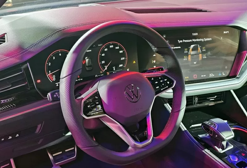 Nội thất của Volkswagen Touareg 2025.