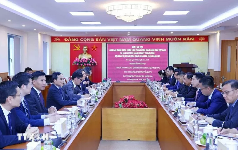 Tăng cường hợp tác Việt Nam-Lào trong cải cách doanh nghiệp nhà nước Tăng cường hợp tác Việt Nam-Lào trong cải cách doanh nghiệp nhà nước