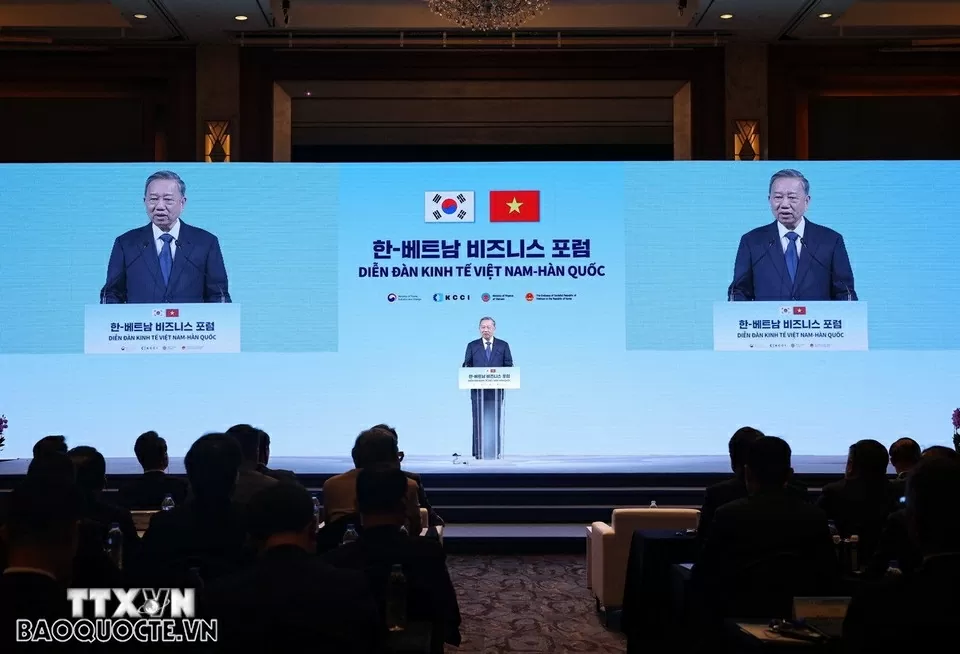 Chuyến thăm của Tổng Bí thư làm sâu sắc hơn nữa quan hệ Đối tác chiến lược toàn diện Việt Nam - Hàn Quốc