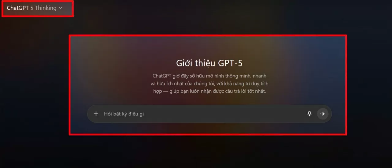 Bạn có thể bắt đầu sử dụng