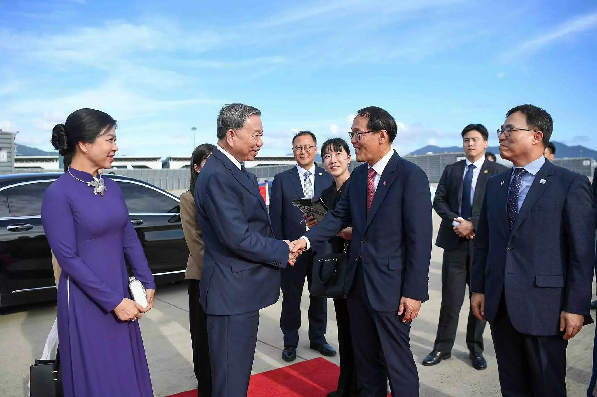 Tổng Bí thư Tô Lâm và Phu nhân kết thúc tốt đẹp chuyến thăm cấp Nhà nước tới Hàn Quốc