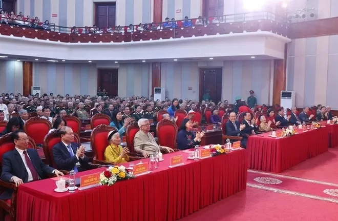 Hà Nội gặp mặt cán bộ lão thành, người có công, tri ân, phát huy truyền thống cách mạng
