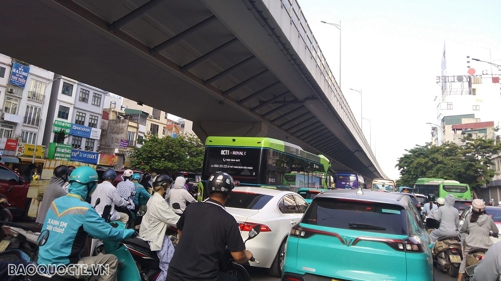 Hà Nội phân luồng giao thông phục vụ chương trình 'Tự hào là người Việt Nam'