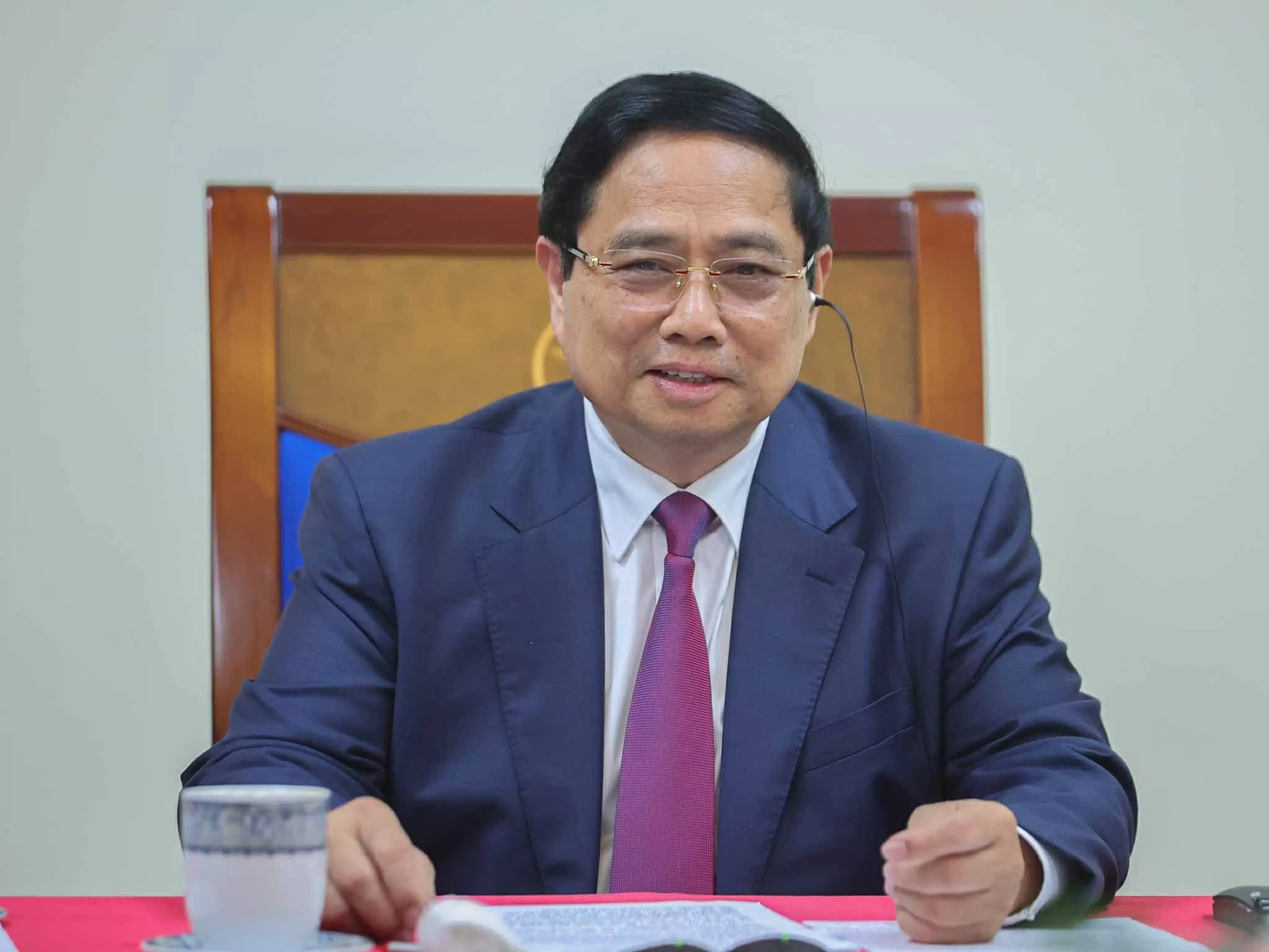 Thủ tướng Phạm Minh Chính điện đàm với Thủ tướng Campuchia Hun Manet