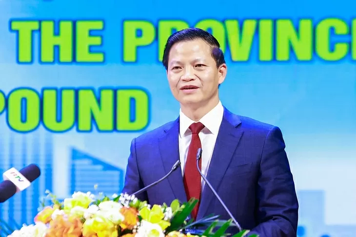 Chủ tịch UBND tỉnh Bắc Ninh Vương Quốc Tuấn cho biết, từ đầu năm đến nay, Bắc Ninh đang là địa phương đứng đầu toàn quốc về thu hút đầu tư. (Ảnh: Thành Công)