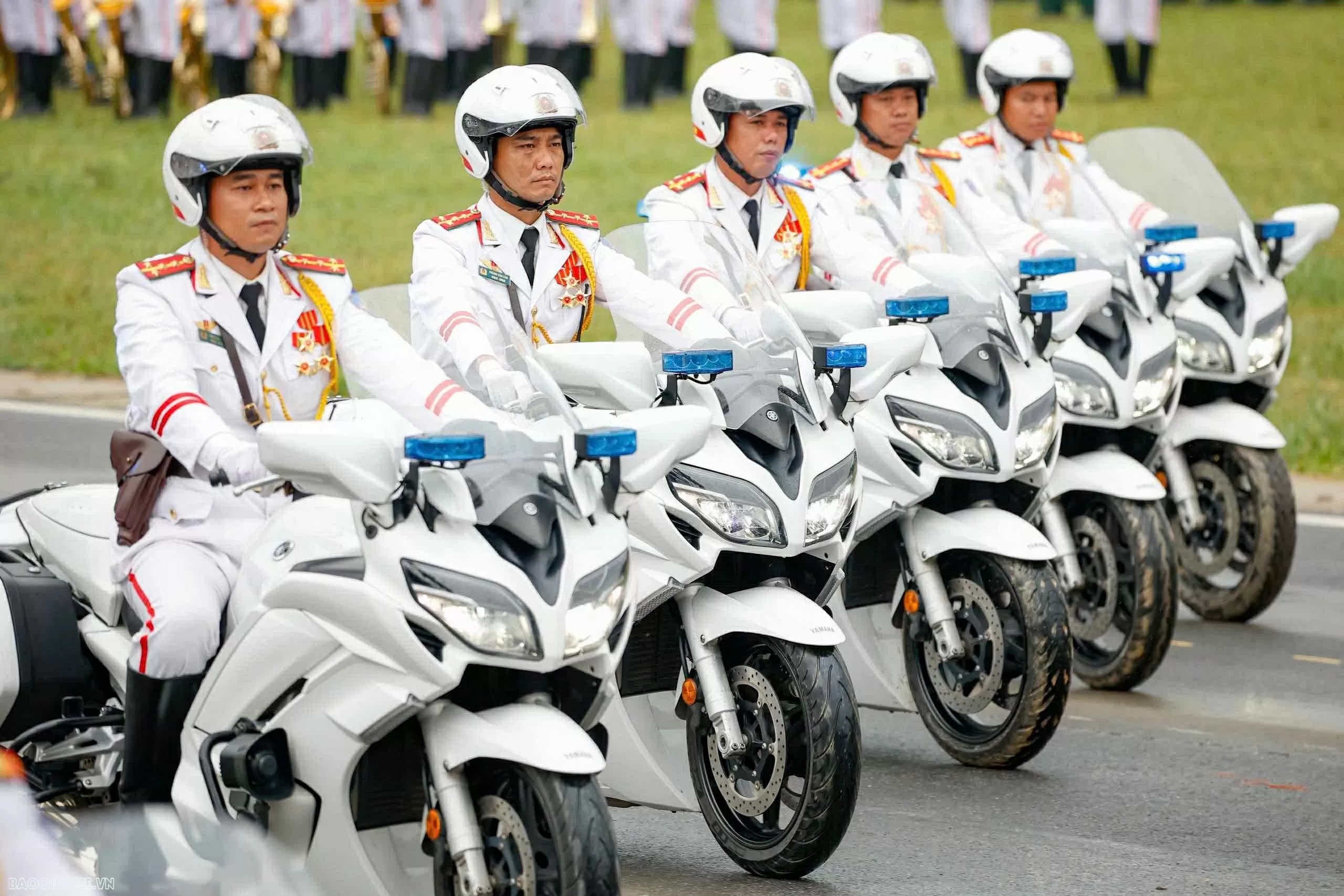 Hơn 16.000 nghìn chiến sĩ luyện tập diễu binh dưới mưa