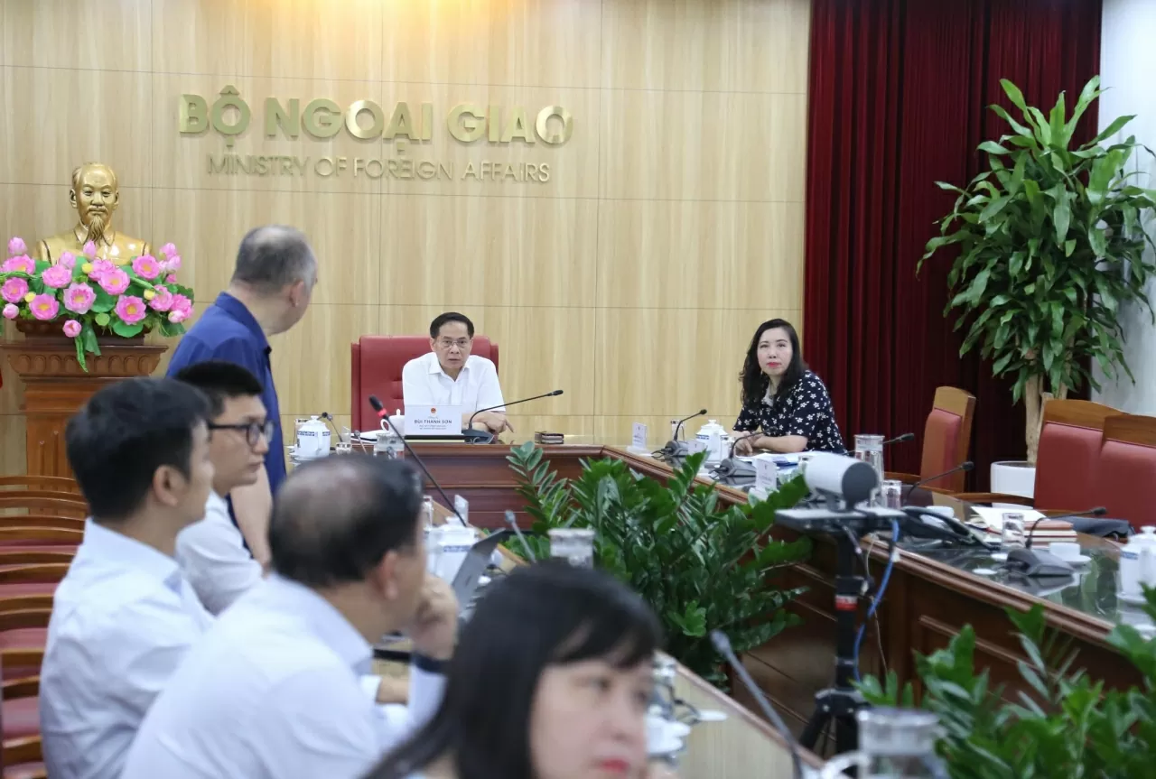 Toàn cảnh cuộc họp. (Ảnh: Thành Long)