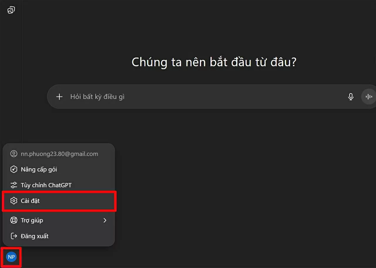 Truy cập ChatGPT trên máy tính Truy cập ChatGPT trên máy tính