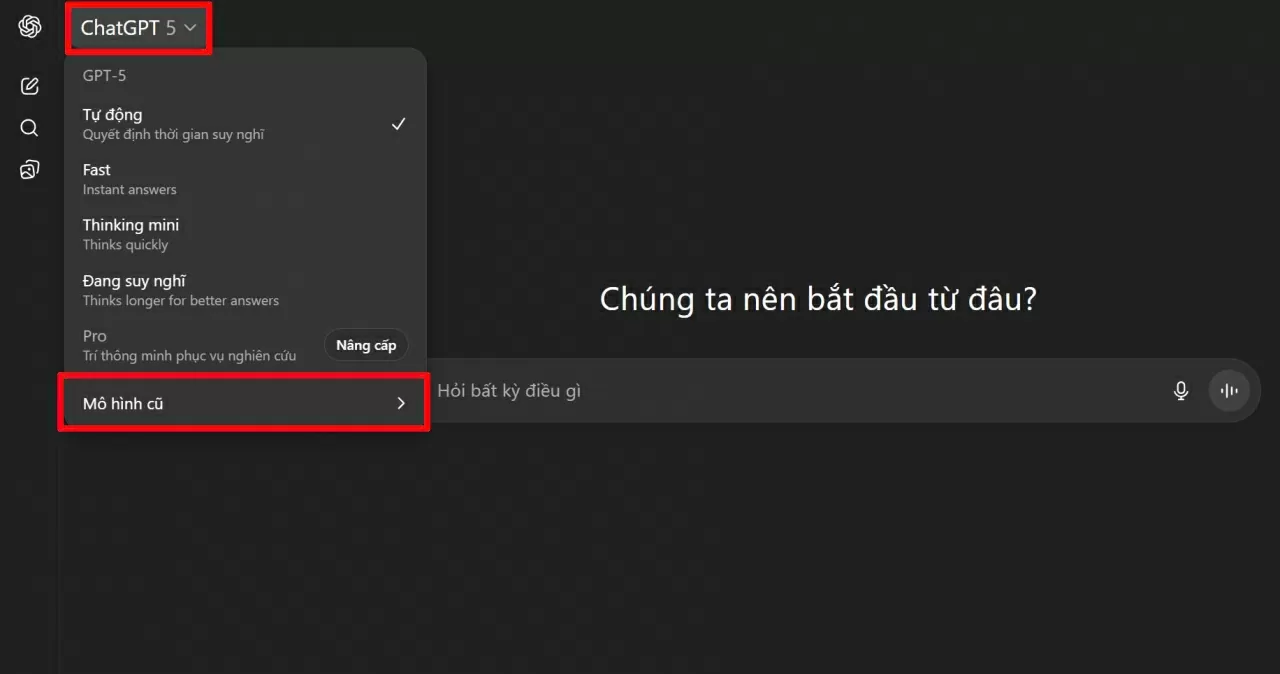 Quay lại màn hình trò chuyện Quay lại màn hình trò chuyện