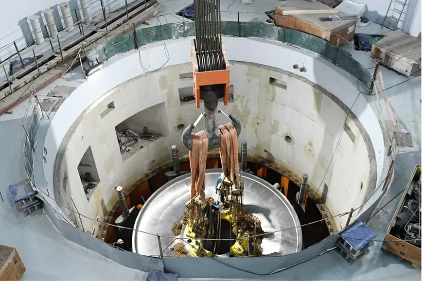 Hai tổ máy số 1 và 2 dự án nhà máy thuỷ điện Hoà Bình mở rộng tích cực hoàn thành lắp đặt vì an ninh năng lượng quốc gia