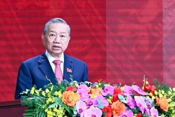 Tổng Bí thư Tô Lâm tại Lễ kỷ niệm 80 năm Ngày truyền thống Công an nhân dân và 20 năm Ngày hội toàn dân bảo vệ an ninh Tổ quốc