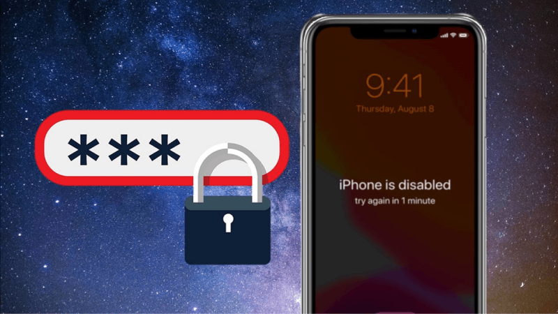 Cách xử lý khi quên mật khẩu iPhone 12 bị vô hiệu hóa hiệu quả