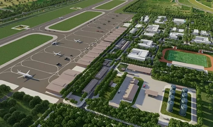 Phối cảnh Cảng hàng không quốc tế Gia Bình.