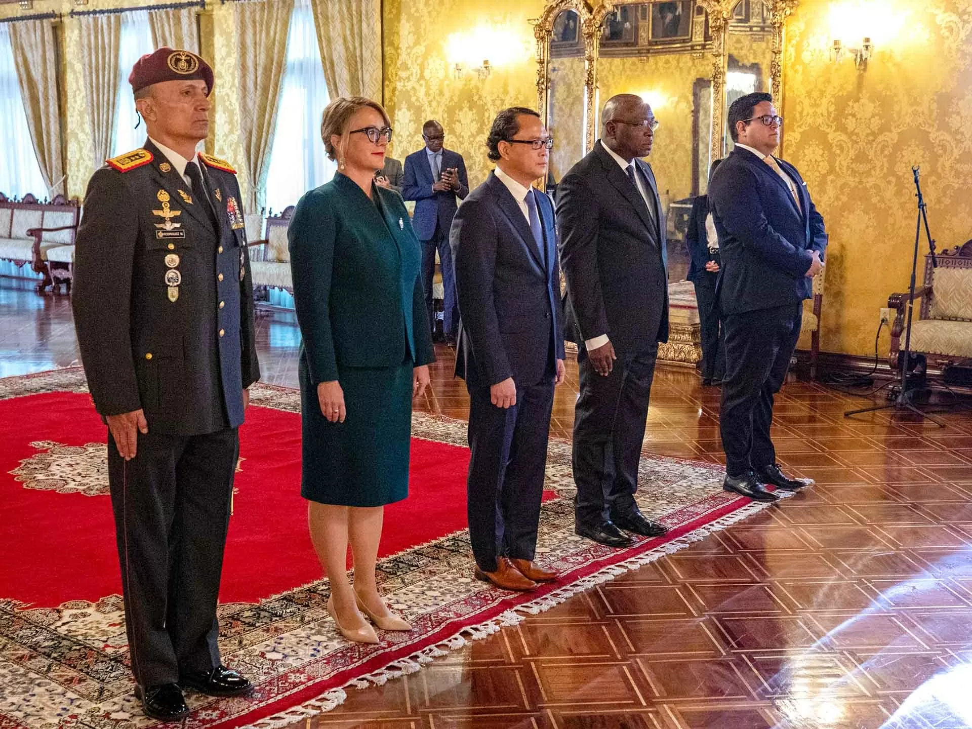 Đại sứ Nguyễn Việt Cường trình Thư ủy nhiệm lên Tổng thống Ecuador Đại sứ Nguyễn Việt Cường trình Thư ủy nhiệm lên Tổng thống Ecuador