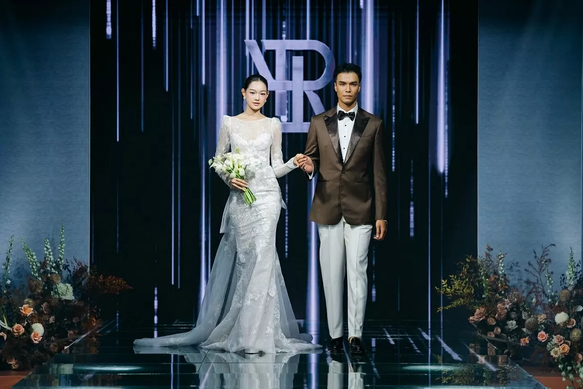 Hoa hậu Kỳ Duyên trình diễn thời trang cưới phong cách thanh lịch, lãng mạn