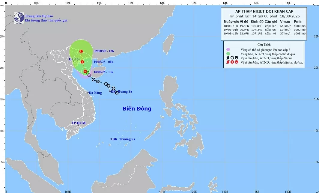 Phòng chống ảnh hưởng của áp thấp nhiệt đới cường độ mạnh, tỉnh Quảng Ninh tạm ngừng cấp phép các phương tiện thủy