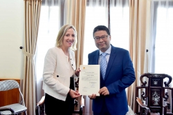 Trao Giấy chấp nhận lãnh sự cho tân Tổng lãnh sự Hoa Kỳ tại TP. Hồ Chí Minh