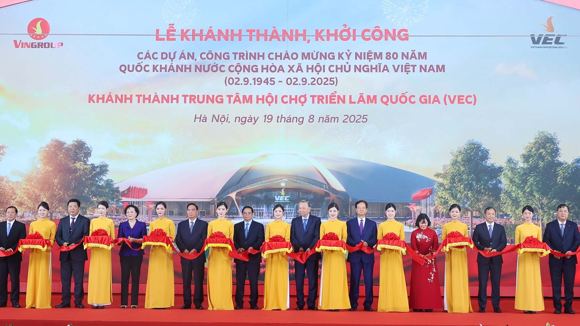 Khởi công, khánh thành 250 công trình tiêu biểu trên cả nước chào mừng Cách mạng tháng Tám và Quốc khánh 2/9