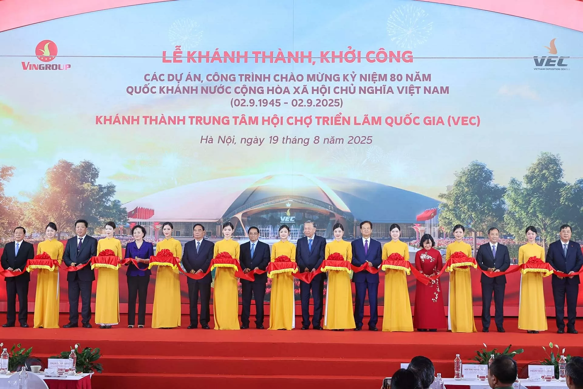 Khởi công, khánh thành 250 công trình tiêu biểu trên cả nước chào mừng Cách mạng tháng Tám và Quốc khánh 2/9 Khởi công, khánh thành 250 công trình tiêu biểu trên cả nước chào mừng Cách mạng tháng Tám và Quốc khánh 2/9