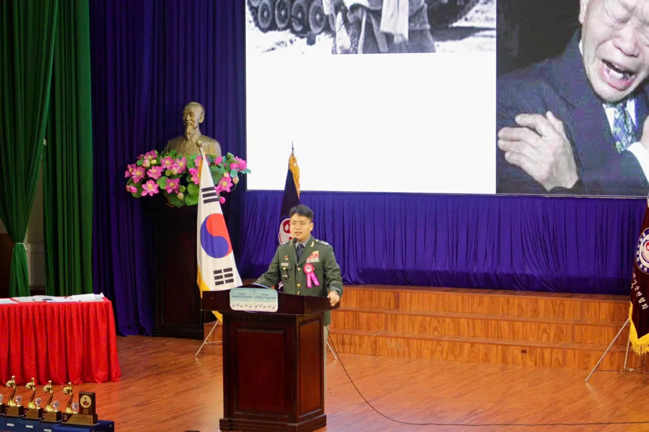 Phần thi cá nhân của thí sinh Hàn Quốc ở nước ngoài (Ảnh: Trúc Linh)