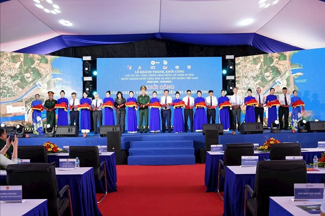 Lễ khởi công Công trình Nhà máy Thủy điện Trị An mở rộng.